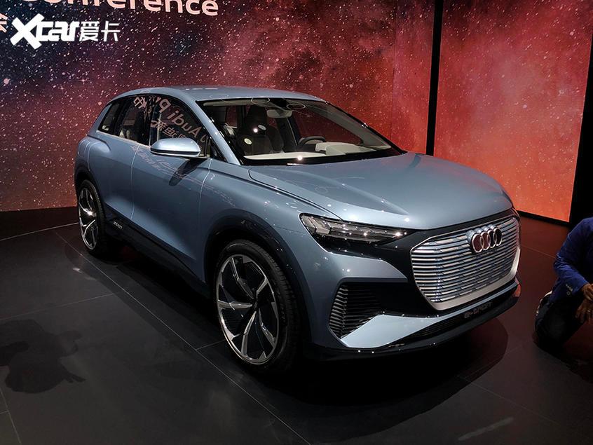 奥迪q4etron量产版曝光揭开神秘面纱