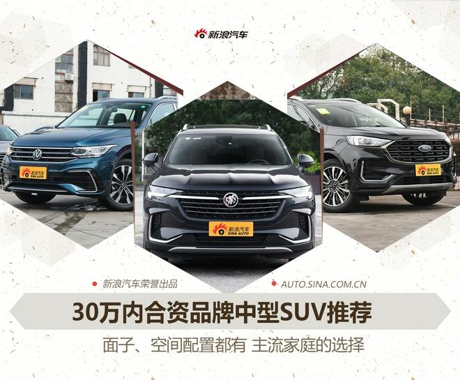 奶爸优选|面面俱到 30万内合资品牌中型suv推荐