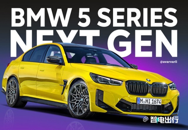 宝马全新一代5系曝光换X3同款前脸/上半年发布-图1