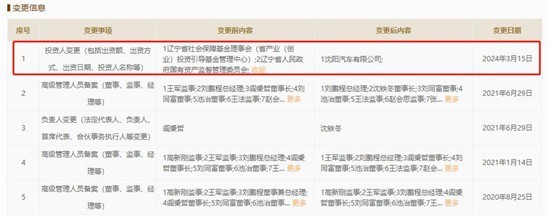 沈阳汽车收购华晨完成工商变更，注册资本增至48.8亿元